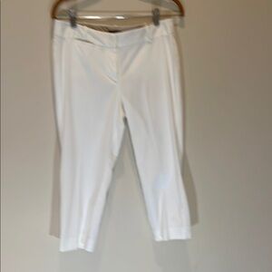 Talbots White Capri Pants